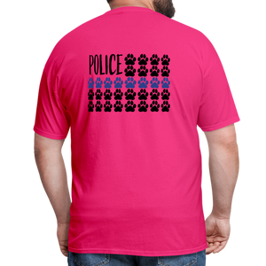 K9s Lead the Way - Police - Unisex Classic T-Shirt - fuchsia