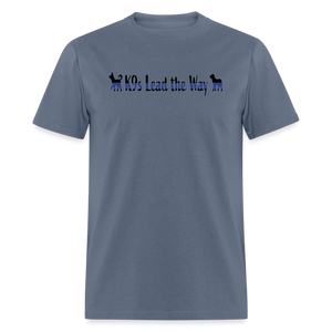 K9s Lead the Way - Police - Unisex Classic T-Shirt - denim