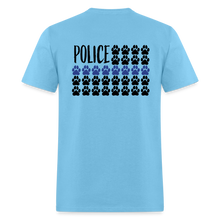 Load image into Gallery viewer, K9s Lead the Way - Police - Unisex Classic T-Shirt - aquatic blue
