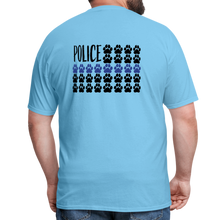 Load image into Gallery viewer, K9s Lead the Way - Police - Unisex Classic T-Shirt - aquatic blue
