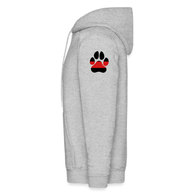 K9s Lead the Way - Fire - Men's Hoodie - heather gray