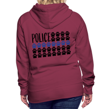 Load image into Gallery viewer, K9s Lead the Way - Police - Women’s Premium Hoodie - burgundy
