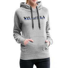 Load image into Gallery viewer, K9s Lead the Way - Police - Women’s Premium Hoodie - heather grey
