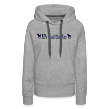 Load image into Gallery viewer, K9s Lead the Way - Police - Women’s Premium Hoodie - heather grey
