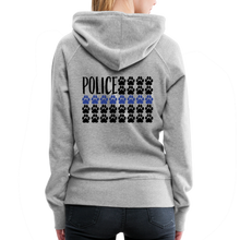 Load image into Gallery viewer, K9s Lead the Way - Police - Women’s Premium Hoodie - heather grey
