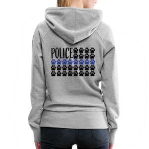 K9s Lead the Way - Police - Women’s Premium Hoodie - heather grey