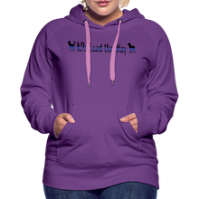 Load image into Gallery viewer, K9s Lead the Way - Police - Women’s Premium Hoodie - purple
