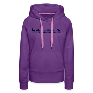 K9s Lead the Way - Police - Women’s Premium Hoodie - purple