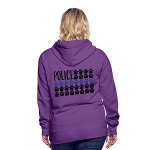 K9s Lead the Way - Police - Women’s Premium Hoodie - purple