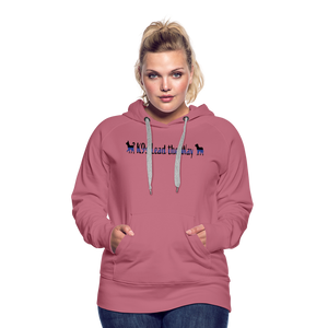 K9s Lead the Way - Police - Women’s Premium Hoodie - mauve