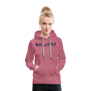 K9s Lead the Way - Police - Women’s Premium Hoodie - mauve