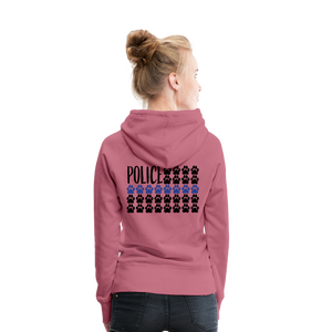 K9s Lead the Way - Police - Women’s Premium Hoodie - mauve