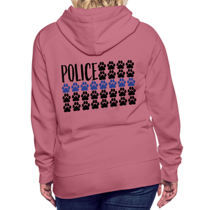 K9s Lead the Way - Police - Women’s Premium Hoodie - mauve