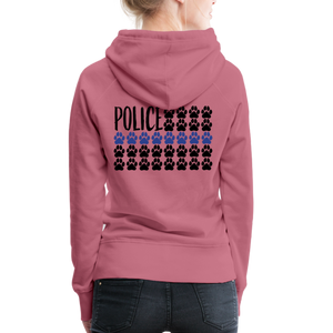 K9s Lead the Way - Police - Women’s Premium Hoodie - mauve