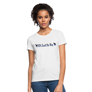 K9s Lead the Way - Police - Women's T-Shirt - white