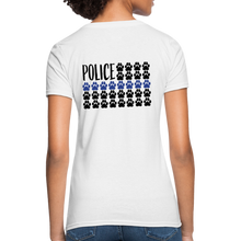 Load image into Gallery viewer, K9s Lead the Way - Police - Women&#39;s T-Shirt - white
