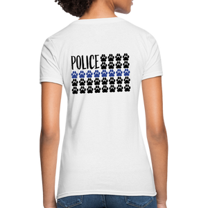 K9s Lead the Way - Police - Women's T-Shirt - white