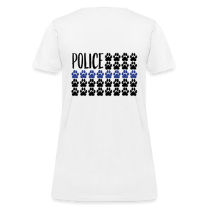 K9s Lead the Way - Police - Women's T-Shirt - white