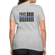 Load image into Gallery viewer, K9s Lead the Way - Police - Women&#39;s T-Shirt - heather gray
