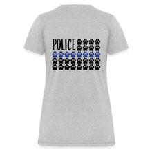 Load image into Gallery viewer, K9s Lead the Way - Police - Women&#39;s T-Shirt - heather gray
