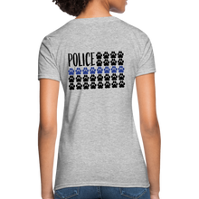 Load image into Gallery viewer, K9s Lead the Way - Police - Women&#39;s T-Shirt - heather gray
