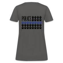 Load image into Gallery viewer, K9s Lead the Way - Police - Women&#39;s T-Shirt - charcoal
