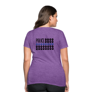 K9s Lead the Way - Police - Women's T-Shirt - purple heather