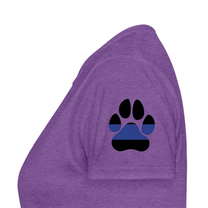 K9s Lead the Way - Police - Women's T-Shirt - purple heather