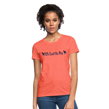 Load image into Gallery viewer, K9s Lead the Way - Police - Women&#39;s T-Shirt - heather coral
