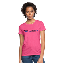 Load image into Gallery viewer, K9s Lead the Way - Police - Women&#39;s T-Shirt - heather pink
