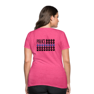 K9s Lead the Way - Police - Women's T-Shirt - heather pink