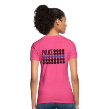 Load image into Gallery viewer, K9s Lead the Way - Police - Women&#39;s T-Shirt - heather pink
