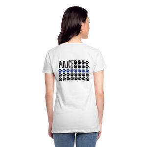 K9s Lead the Way - Police - Women’s Premium T-Shirt - white