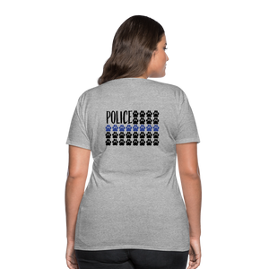 K9s Lead the Way - Police - Women’s Premium T-Shirt - heather gray