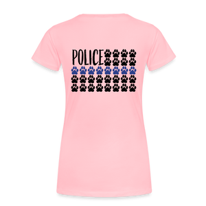 K9s Lead the Way - Police - Women’s Premium T-Shirt - pink