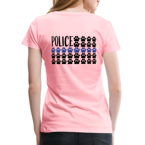 K9s Lead the Way - Police - Women’s Premium T-Shirt - pink