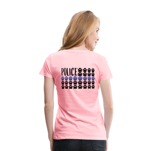 K9s Lead the Way - Police - Women’s Premium T-Shirt - pink