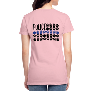 K9s Lead the Way - Police - Women’s Premium T-Shirt - pink