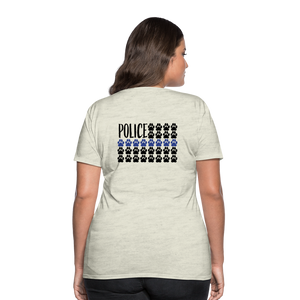 K9s Lead the Way - Police - Women’s Premium T-Shirt - heather oatmeal