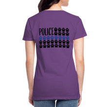 Load image into Gallery viewer, K9s Lead the Way - Police - Women’s Premium T-Shirt - purple
