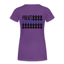 Load image into Gallery viewer, K9s Lead the Way - Police - Women’s Premium T-Shirt - purple
