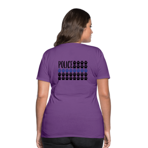 K9s Lead the Way - Police - Women’s Premium T-Shirt - purple