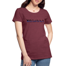 Load image into Gallery viewer, K9s Lead the Way - Police - Women’s Premium T-Shirt - heather burgundy
