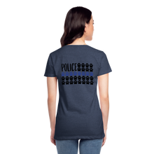 Load image into Gallery viewer, K9s Lead the Way - Police - Women’s Premium T-Shirt - heather blue
