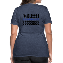 Load image into Gallery viewer, K9s Lead the Way - Police - Women’s Premium T-Shirt - heather blue
