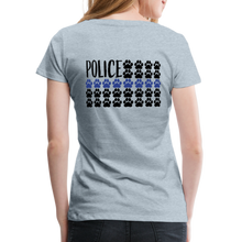 Load image into Gallery viewer, K9s Lead the Way - Police - Women’s Premium T-Shirt - heather ice blue
