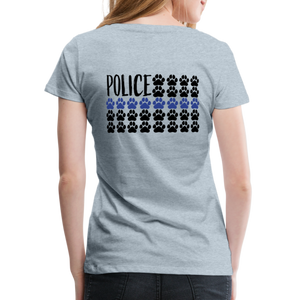 K9s Lead the Way - Police - Women’s Premium T-Shirt - heather ice blue