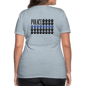 K9s Lead the Way - Police - Women’s Premium T-Shirt - heather ice blue