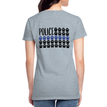 Load image into Gallery viewer, K9s Lead the Way - Police - Women’s Premium T-Shirt - heather ice blue
