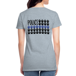 K9s Lead the Way - Police - Women’s Premium T-Shirt - heather ice blue